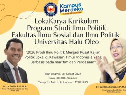 Perkuat Kurikulum, UHO Gelar Lokakarya Kurikulum Program Studi Ilmu Politik