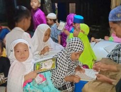 Personel Dit Intelkam Polda Sultra Bangun Lembaga Pendidikan Al-Qur’an Untuk Anak-anak.