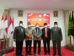 Prof Andi Bahrun Dilantik Jadi Rektor Unsultra Periode Ketiga