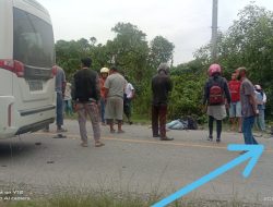 Lakalantas di Desa Tanjung Tiram Moramo Konsel, 1  Orang Tewas