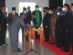 Sulwan Aboenawas Lantik Ikbal Tongasa Jadi Sekda Koltim