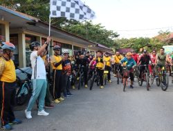 Polres Konawe Gelar Sepeda Gembira, Rayakan HUT Bhayangkara