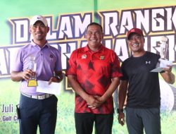 Bripka Kasmin Jadi Pemain Terbaik Turnamen Golf Bhayangkara Cup 2022