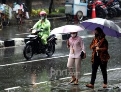 Prakiraan Cuaca di Sumsel Hari Ini, Ada Potensi Hujan Petir di Sejumlah Wilayah