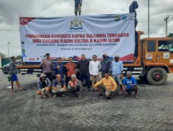 Kadin Sultra Kirim 28 Ton Kopra ke Surabaya