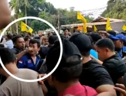 Oknum Diduga Polisi Ini Terekam Jelas Memukul Mahasiswa saat Demo Depan Istana Bogor, PMII Kota Bogor Melapor ke Propam Polresta Bogor