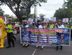 Cara Menarik Polresta Pekanbaru Kampanyekan Keselamatan Berlalu Lintas di Area CFD