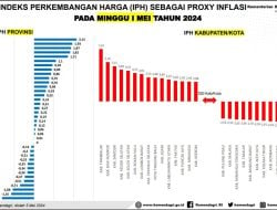 Pasca Idulfitri, Inflasi Sultra Stabil Terkendali