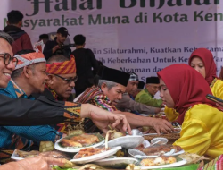 Pemkot Kendari Sajikan 650 Dulang saat Halal Bihalal Masyarakat Muna