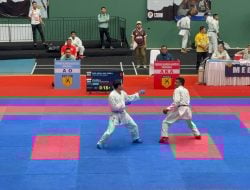 Polda Sultra Sabet Empat Medali di Kejurnas Karate Piala Kapolri 2025