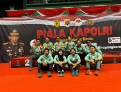 Polda Sultra Raih Enam Medali di Kejurnas Karate Piala Kapolri 2025